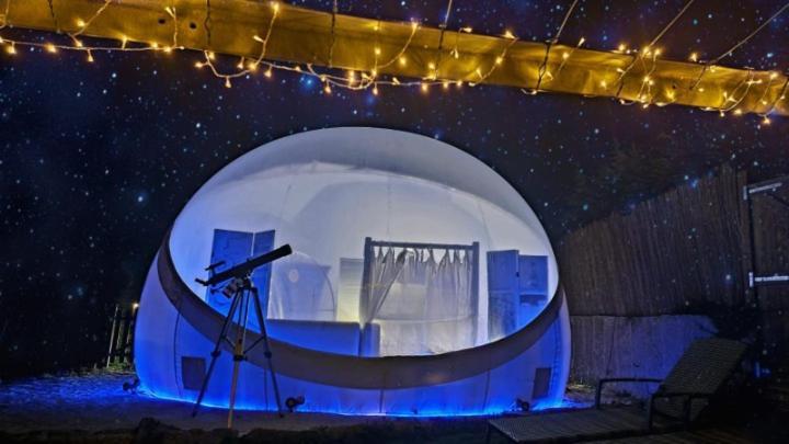 Hotel Burbujas Astronomicas Albarari Sanxenxo Zewnętrze zdjęcie