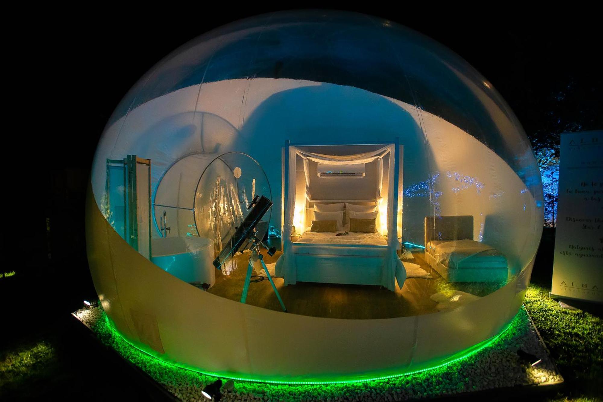 Hotel Burbujas Astronomicas Albarari Sanxenxo Zewnętrze zdjęcie
