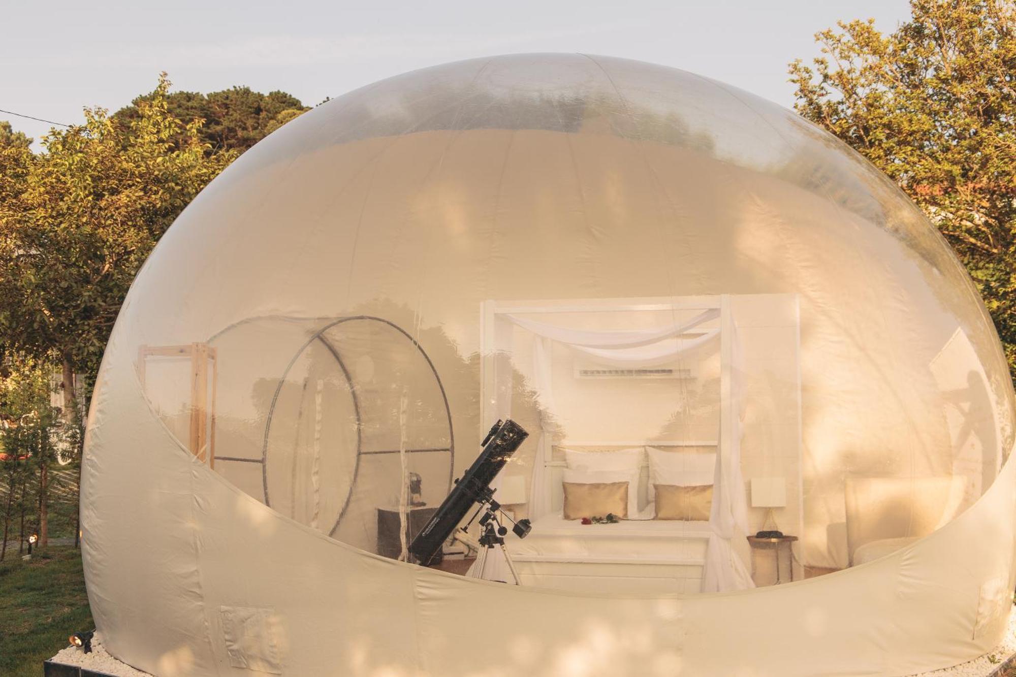 Hotel Burbujas Astronomicas Albarari Sanxenxo Zewnętrze zdjęcie